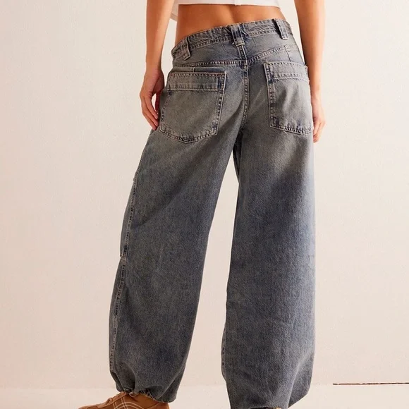 WE THE FREE Newbies Solid Slouchy Jeans - Picture 2 of 11